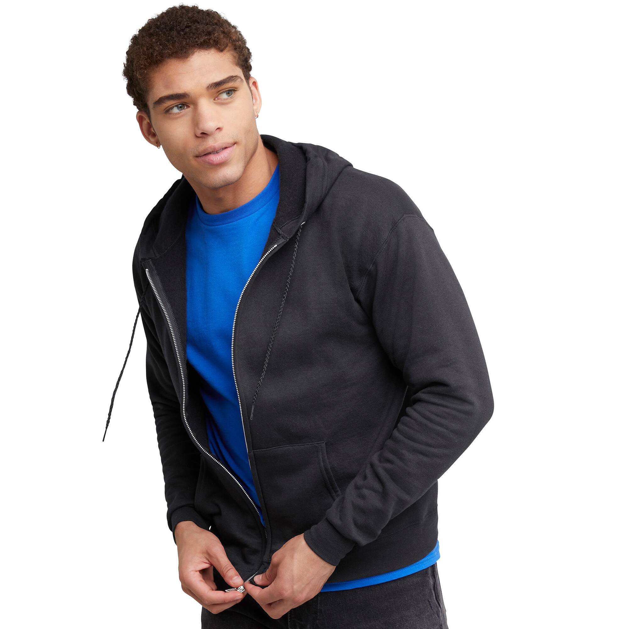 Hanes EcoSmart Fleece Full-Zip Men's Hoodie